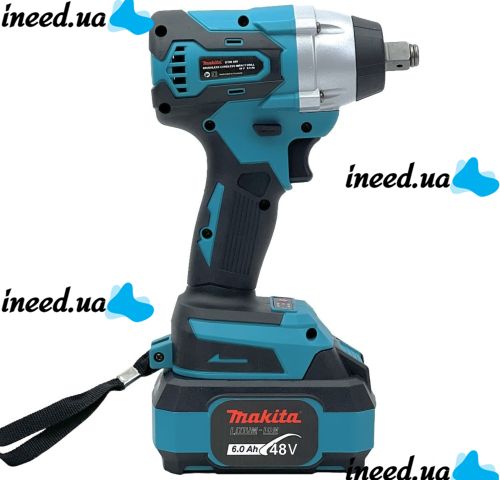 Battery pack for Makita 2in1 Wrench DTW385 Bulgarian DGA506ZPRO 48V 6Ah, A set of power tools for Makita 2 batteries with attachments in a case