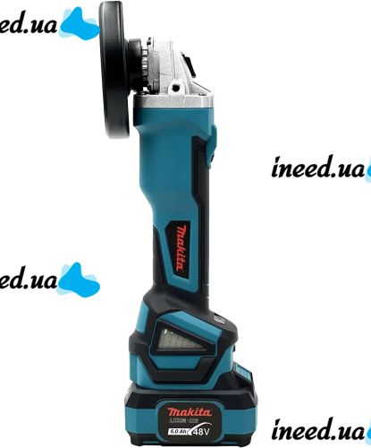 Battery pack for Makita 2in1 Wrench DTW385 Bulgarian DGA506ZPRO 48V 6Ah, A set of power tools for Makita 2 batteries with attachments in a case