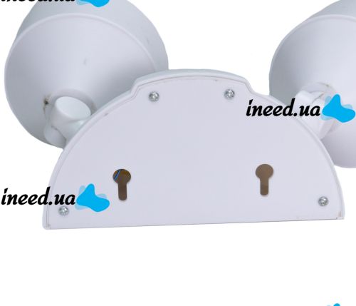 Вуличний настінний світлодіодний ліхтар прожектор Cordless Night Eyes ULK-N22 з датчиком руху, бездротовий світильник на стіну від батарейок Білий