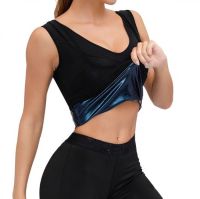 Women's Slimming Sweat Shaper Women's Slimming T-shirt with Sauna Effect, Sauna T-shirt for Sports for Women M/L XL/XXL Black