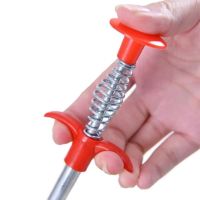 Retractable Pipe probe for cleaning blockages Toilet dredger 60 cm, Cleaning tool claw Flexible cable for cleaning sewer Pipes