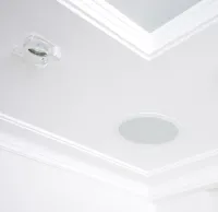 Ceiling Speakers UKC CS-5500BM 6W Waterproof Ceiling Acoustics Stereo Speaker for Ceiling Mounting CS 5500 5.5" for Home White