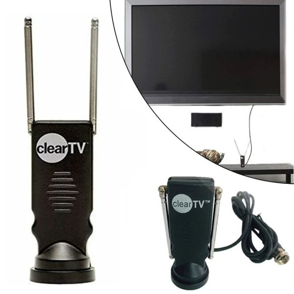 Mini Digital TV Antenna for T2 Clear TV Premium 4K RV-813 for Digital TV, Indoor TV Antenna for TVs with T2 Tuner