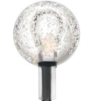 Уличная садовая гирлянда лампочки RGB Crystal Balls Lights 6 метров 20 LED фонариков на солнечной батарее, Водонепроницаемые фонарики Solar для сада