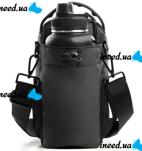 Спортивная магнитная сумка Magnetic Gym Bag Y-100 для бутылки с водой и карманом для телефона, сумка с плечевым ремнем 27х27х11см для спортзала