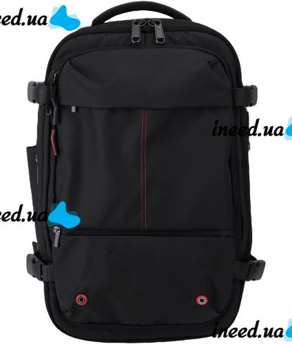 Вакуумний рюкзак Airback 8897 міська наплічна сумка на 40 л з кодовим замком, ручна дорожня поклажа з вакуумним відділенням і насосом USB MAG-910
