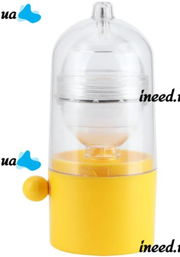 Egg Yolk Egg Shaker Compact Mechanical Hand Mixer for Mixing and Cooking Egg Yolk and Protein, Scrambler Centrifuge for Kitchen