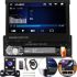 Автомагнітола з висувним екраном 7 " Bluetooth Car Stereo SWM 9601g Магнітола 1DIN в машину MP5 FM / AM з монітором і камерою заднього виду 9612G