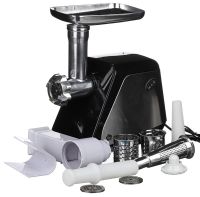Kitchen electric meat grinder Domotec MS-2024 3000W with juicer, Electric Meat Grinder with grater, shredder, sausage nozzle Domotec 3000W