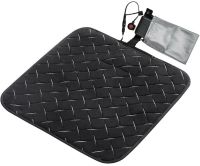 Square Mat Bedding Folem KM-56711 Heated for Chairs, Legs and Animals Heating Pad 45x45 cm 3 Modes of Operation from USB Power Bank in Bed Black
