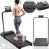 Sperax YXT003 folding treadmill up to 10km/h with built-in speaker for music LED display and remote control, walking and running machine up to 150kg