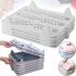 Multifunctional Folding Organizer Fold Pot for T-shirts and shirts in the closet 6 pcs, Plastic Folding Divider for Storing clothes