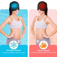 Mask for hot and cold therapy Eye Pad regenerating gel cap for headaches and migraines with a cooling and warming effect