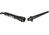 Kemei KM-4083 4-in-1 cone curling iron for curling hair, spiral styler with replaceable nozzles multi-styler with ceramic coating curling iron