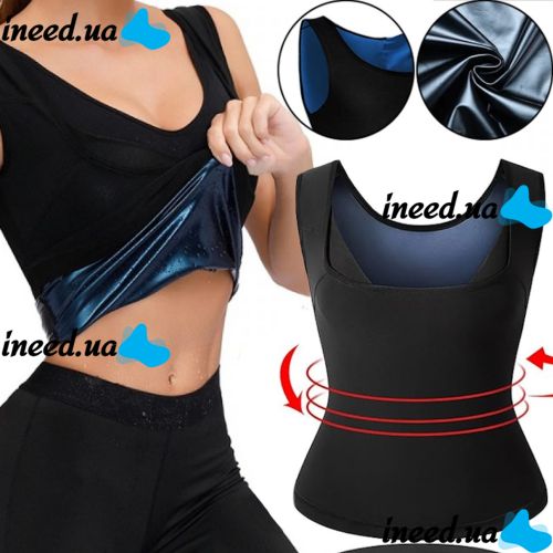 Women's Slimming Sweat Shaper Women's Slimming T-shirt with Sauna Effect, Sauna T-shirt for Sports for Women M/L XL/XXL Black