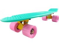 Children's urban Mini Skate Penny Board Penny My Go Fish Skateboards Mint 22", Skateboard MS-0848 with luminous wheels for children and teenagers