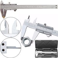 Vernier Caliper KC-A150 0-150mm mechanical Vernier caliper with depth gauge in a case, 15 cm Vernier caliper for external and internal measurements made of steel