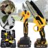 Набор электроинструментов DeWalt 2 в 1 Аккумуляторный секатор DCMPP540P1 и цепная пила DCM160N 24V, Набор инструментов Деволт 2 аккумулятора в кейсе