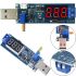 Универсальный понижающий повышающий преобразователь USB WX-6423 DC-DC 3.5-12V 1.2-24V Модуль преобразования напряжения 3.5-12В 1.2-24В с вольтметром