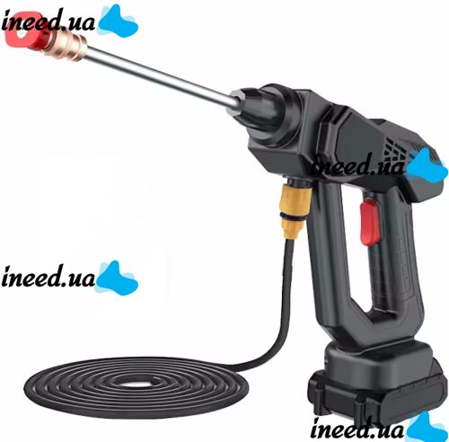 Бездротова мийка високого тиску Makita DHW050ZK 48V 2AH 2 акумулятора для мийки авто, акумуляторна Автомийка розпилювач Макіта AK47 в кейсі