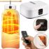 Hanging Dryer Clothes Dryer Folding Clothes Dryer GYJ-002 with timer, Vertical Folding Electric Dryer for drying clothes from the network White