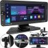 Автомобильный сенсорный монитор экран Carplay 601W 6.9" дюймов дисплей, Беспроводная автомобильная Bluetooth стереосистема FM IOS Android на присоске