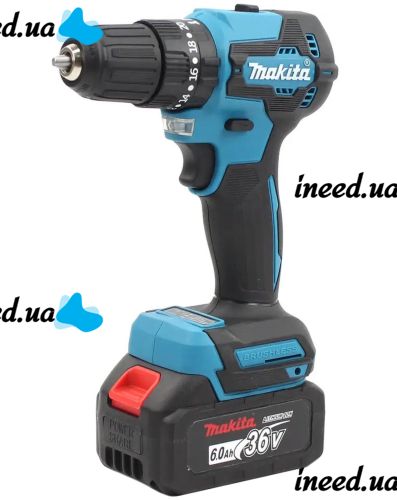 Акумуляторний набір Makita 2в1 Гайковерт DWT301 шурупокрут DWT485 36V 6Ah 2 акумулятори, Набір бездротових електроінструментів Макіта в кейсі