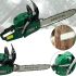 Gasoline chainsaw Krafftec KRA-5800 7 hp 45 cm bar for trimming trees and cutting firewood, Chainsaw Adeytos 18" inch 58cm3 Green