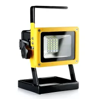 Переносний надпотужний прожектор Bailong BL-204 100W XML T6-WS Ручний акумуляторний ліхтар з поліцейською мигалкою для кемпінгу 3 режими роботи