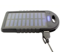 Portable Charger Power Bank Solar Charger JS-3 50,000 mAh power bank with carbine on a solar battery, external battery 50,000 mAh