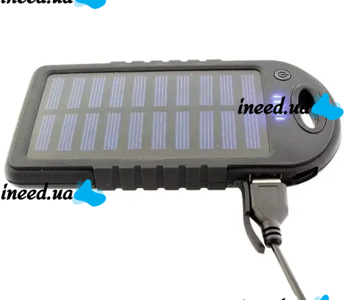 Portable Charger Power Bank Solar Charger JS-3 50,000 mAh power bank with carbine on a solar battery, external battery 50,000 mAh