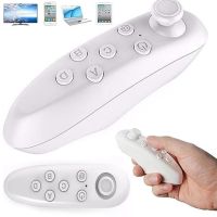 Joystick for VR BOX Goggles Controller T2 Bluetooth Gamepad, Universal Remote Control for Virtual Reality Goggles Android PC, iOS White