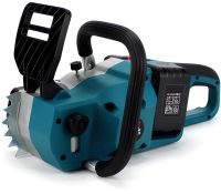 Акумуляторна ланцюгова пила Makita DUC355Z 36V 5Ah 18" дюймів Шина 46 см, Бездротова пила Макіта з 2 акумуляторами для обрізки гілок дерев