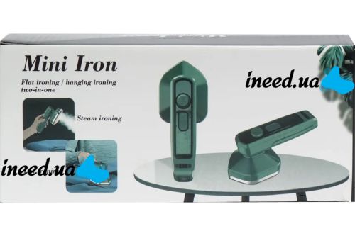 Паровой отпариватель Mini Dry Iron with Spray FZ-688 80 мл 2 в 1 для сухой и влажной глажки, ручной вертикальный парогенератор, дорожный утюг