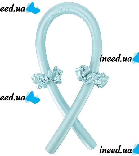 Satin soft Reclaire curlers for self-styling with elastic bands and a hairpin, a soft ribbon for cold curling, a kerlik headband for curls