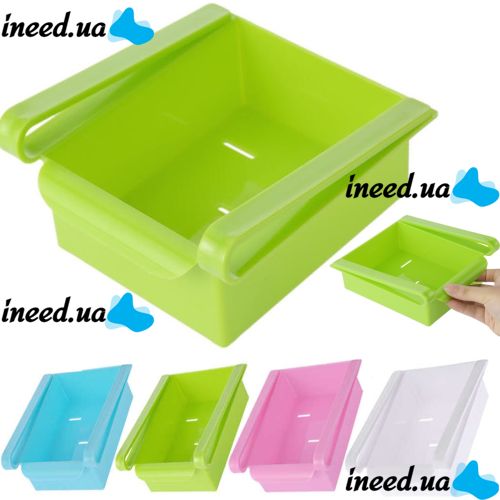 Висувний контейнер для зберігання продуктів в холодильнику Refrigerator Multifunctional Strorage Box, Підвісний додатковий ящик в холодильник