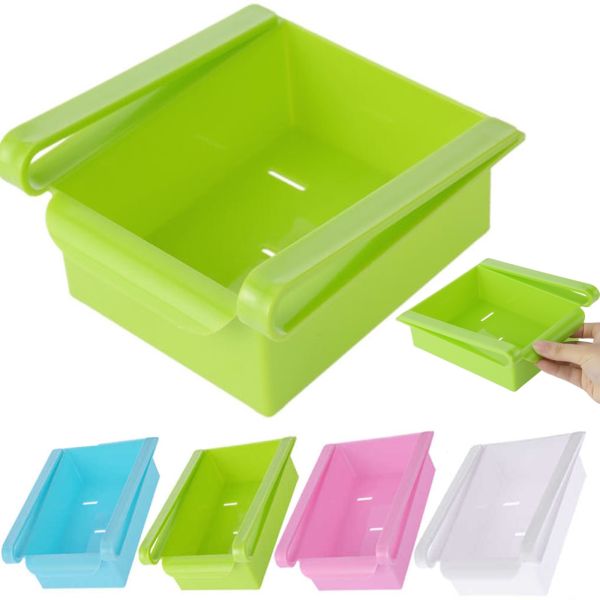 Выдвижной контейнер для хранения продуктов в холодильнике Refrigerator Multifunctional Strorage Box, Подвесной дополнительный ящик в холодильник
