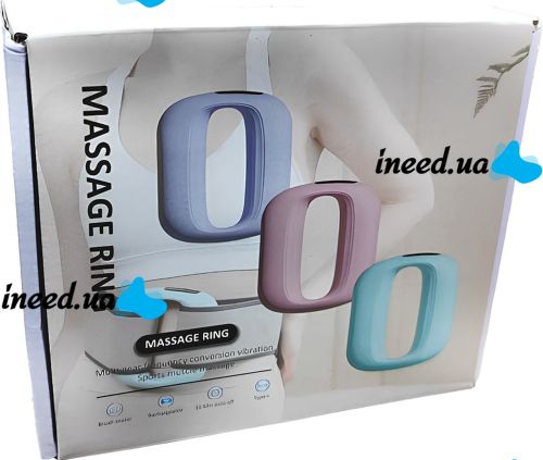 Вібраційне масажне кільце з поясом Massage Ring J15A бездротовий акумуляторний вібромасажер для м'язів усього тіла, ручний масажер 5 режимів