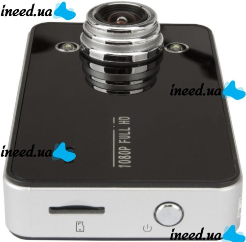 Автомобильный видеорегистратор DVR K6000 Full HD Vehicle Blackbox DVR 1080p, DVR 6000 FullHD, Авторегистратор экран 2,4 дюйма в салон машины Черный