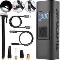 Автомобильный компрессор Intelligent Inflator Pump XO CZ012 6000mAh аккумуляторный воздушный автокомпрессор с ЖК монитором портативный насос для шин