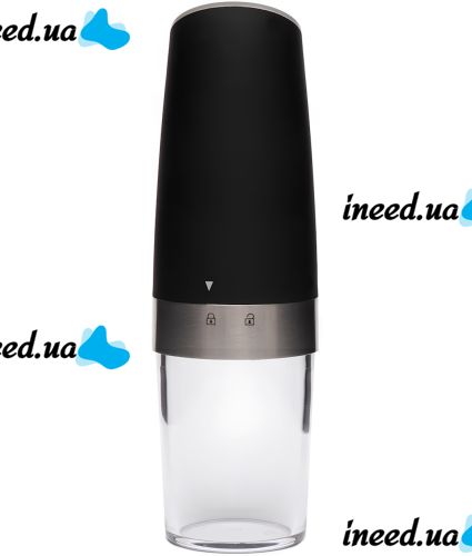 Електричний млин для спецій Spice Bottle Electronic ZX-D32 подрібнювач для солі та перцю з гравітаційним датчиком і підсвічуванням на батарейках