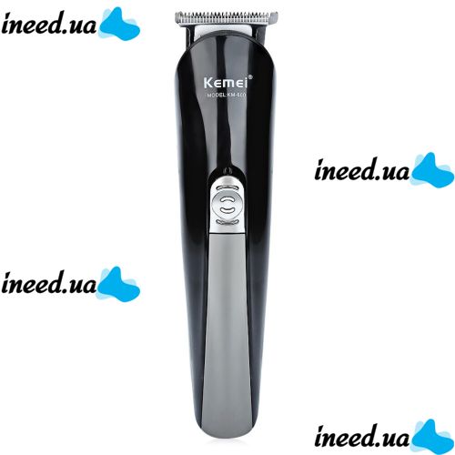 Rechargeable electric shaver, clipper, Kemei KM-600 trimmer for cutting hair, beard, nose and ears, 11 in 1 body kit with attachments, razor trimmer
