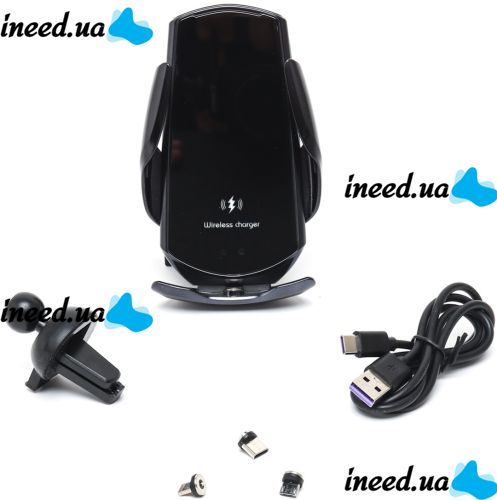 Car Touch Phone Holder Smart Sensor Q3 Universal Mount with Wireless, Magnetic Charging for Car Phone 15W