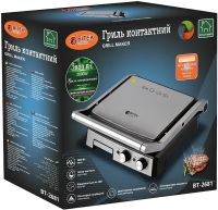 Electric Contact Grill Bitek BT-2681 2800W pressed double-sided electric meat grill with non-stick coating and timer Grill Maker