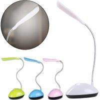 Настольная светодиодная гибкая лампа LED Desk Light X-7188 на батарейках, Беспроводной настольный мини светильник с механическим выключателем BL-7188