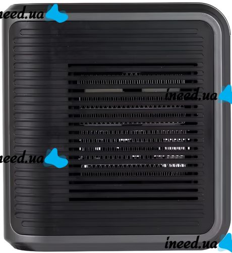Portable Mini Wall Heater Handy Heater NFJ-08 800W Electric Wall Mounted Fan Heater with Display and Remote Control AND 032 Black