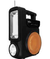 Переносна сонячна станція CcLamp CL-830 акумуляторний LED ліхтар повербанк з лампочкою і FM радіо на сонячній батареї USB Bluetooth Power Bank