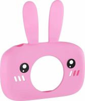 Дитячий акумуляторний фотоапарат DVR Baby Camera XL - 500R зайчик, Дитяча цифрова камера 7688 600mAh, цифровий фотоапарат для дітей Рожевий
