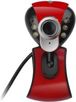 Веб камера з мікрофоном Digital HD Camera DG-899 1280х720 універсальна зовнішня USB веб-камера на прищіпці для ПК комп'ютера і ноутбука Червона