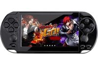 PSP X9 Plus 8GB Handheld Game Console for 1000 Games, 5.1" Wireless Console with Built-in Retro Games, TV Output and Headphones Black